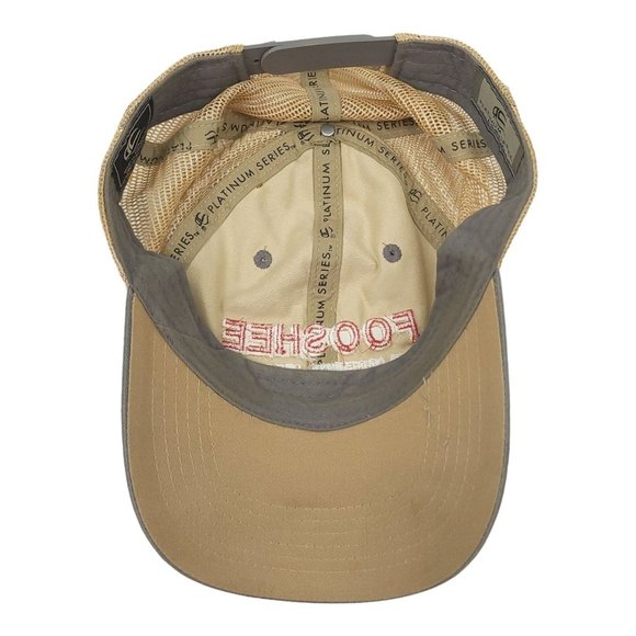 Fooshee Remodeling Repair Mesh Snapback Cap Trucker Baseball Hat Outdoor Gray - Picture 5 of 12